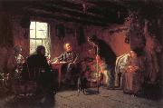 Eastman Johnson The Pension Agent oil painting artist